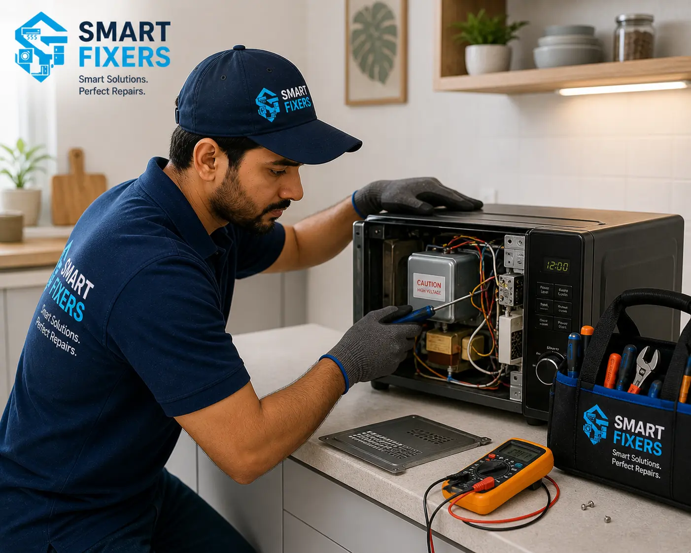 Smart Fixers - Best Microwave Oven Service in Vilankurichi Microwave Oven Service technician working in Vilankurichi Coimbatore - Expert Microwave Oven Service in Vilankurichi Coimbatore